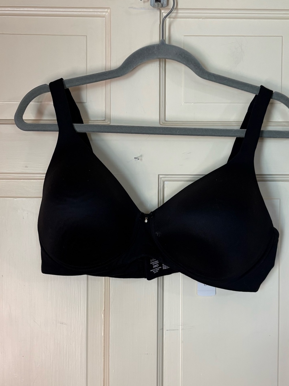 Soma 38D Embraceable Full Coverage Wireless Bra Black New - Picture 7 of 9